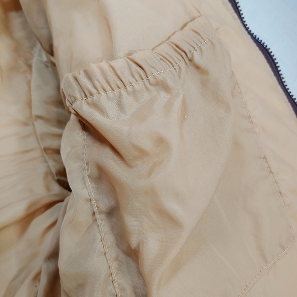 Vintage 70's Puffer Ski jacket in Chevron Style Lg - Picture 4 of 5